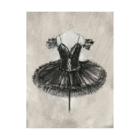 Ethan Harper 'Black Ballet Dress Ii' Canvas Art,18x24